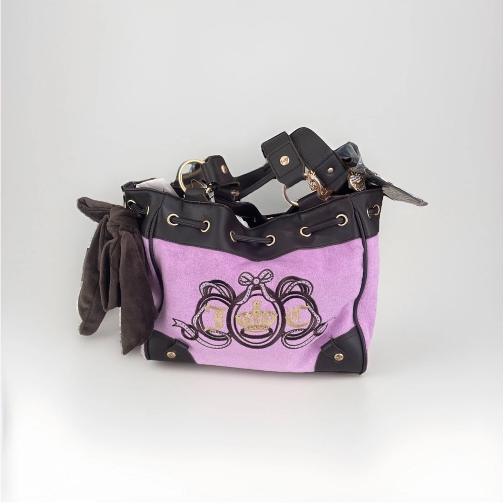 Juicy Couture Bag Lovers Club Daydreamer Tote Purple Violet Tulle NWT
